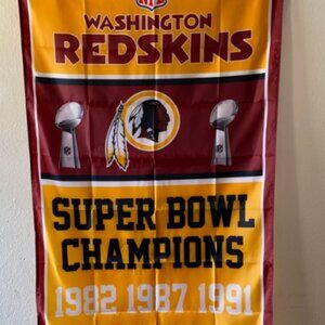 Washington Redskins Super Bowl Champions 3’x5' Banner Flag! BRAND NEW